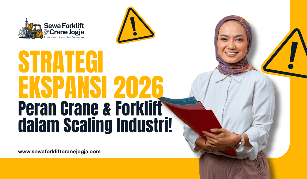 Gambar artikel Roadmap Ekspansi Bisnis 2026, Peran Crane & Forklift dalam Scaling Industri
